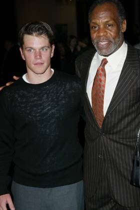 MY KHMER HEART PREMIERE Jan. 24, 2002 - MY KHMER HEART PREMIERE.TO BENEFIT CAMBODIAN SUNRISE CHILDREN S ORPHANAGE.AT THE DIRECTORS GULID IN LOS ANGELES CA..MATT DAMON AND DANNY GLOVER (both hosted the event). FITZROY BARRETT 1-24-2002 K23900FB (D) Copyright: xFitzroyxBarrettx