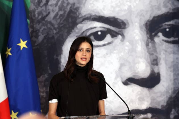 Rome - Italy, March 9, 2026: Actress Benedetta Porcaroli. At the Quirinale Palace, on the occasion of **International Women s Day**, a moment of reflection and recognition for the fundamental contribution of women to society, institutions, and the workplace.  Copyright: xmarcoxiacobuccix xipa-agency.netx xmarcoxiacobuccix IPA_Agency_IPA72613121
