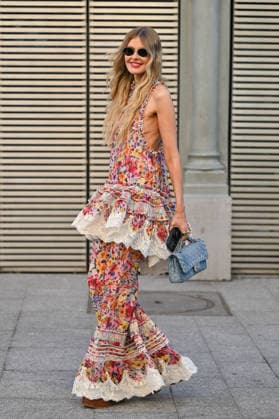 PFW Zimmermann Outside Arrivals Elle Ferguson arriving at the Zimmermann show during Fashion Week in Paris, France on March 9, 2026. Photo by Julien Reynaud APS-Medias ABACAPRESS.COM Paris France  Copyright: xReynaudxJulien APS-Medias ABACAx