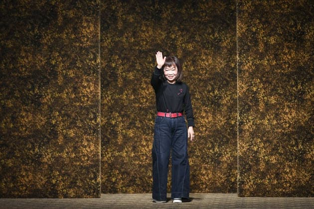 PFW - Shiatzy Chen Runway in Paris FA Taiwanese fashion designer Wang Chen Tsai-Hsia cheers the audience after the runway for the Shiatzy Chen collection as part of Paris Fashion Week in Paris, on March 9, 2026. Photo by Firas Abdullah ABACAPRESS.COM Paris Ile-de-France France  Copyright: xAbdullahxFiras ABACAx