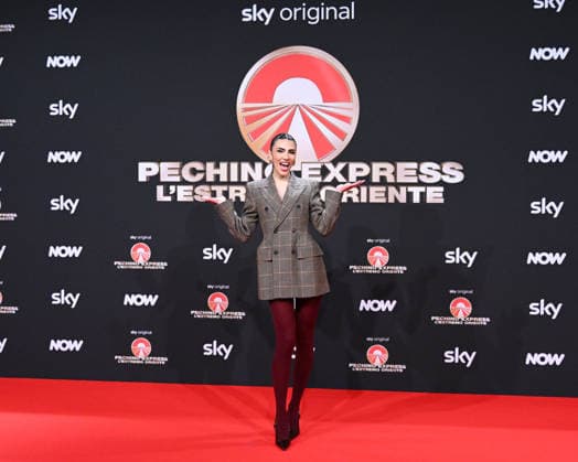Milan, photocall for the contestants of the new edition of Pechino Express 2026, starting March 12 on Sky. Pictured: Giulia Salemi  Copyright: xManuelexMangiarottix xipa-agency.netx xManuelexMangiarottix IPA_Agency_IPA72619532