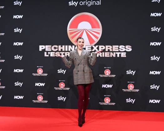 Milan, photocall for the contestants of the new edition of Pechino Express 2026, starting March 12 on Sky. Pictured: Giulia Salemi  Copyright: xManuelexMangiarottix xipa-agency.netx xManuelexMangiarottix IPA_Agency_IPA72619533