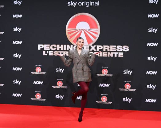 Milan, photocall for the contestants of the new edition of Pechino Express 2026, starting March 12 on Sky. Pictured: Giulia Salemi  Copyright: xManuelexMangiarottix xipa-agency.netx xManuelexMangiarottix IPA_Agency_IPA72619534