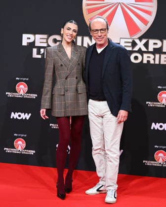 Milan, photocall for the contestants of the new edition of Pechino Express 2026, starting March 12 on Sky. Pictured: Giulia Salemi, Guido Meda  Copyright: xManuelexMangiarottix xipa-agency.netx xManuelexMangiarottix IPA_Agency_IPA72619576