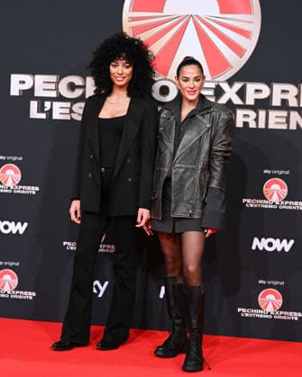 Milan, photocall for the contestants of the new edition of Pechino Express 2026, starting March 12 on Sky. Pictured: Candelaria and Camila Solórzano.  Copyright: xManuelexMangiarottix xipa-agency.netx xManuelexMangiarottix IPA_Agency_IPA72619679