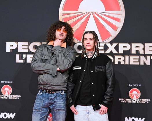 Milan, photocall for the contestants of the new edition of Pechino Express 2026, starting March 12 on Sky. Pictured: Dani Faiv and Tony 2Milli.  Copyright: xManuelexMangiarottix xipa-agency.netx xManuelexMangiarottix IPA_Agency_IPA72619846