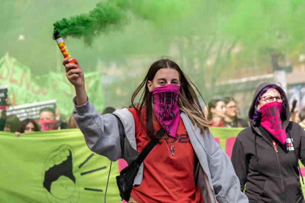 National Transfeminist Strike March National Transfeminist Strike March, Rome March 9th 2026, Credit:Francesca Bolla Avalon Italy, Italia, Rome  Copyright: xFrancescaxBollax xAvalonx 1081398288