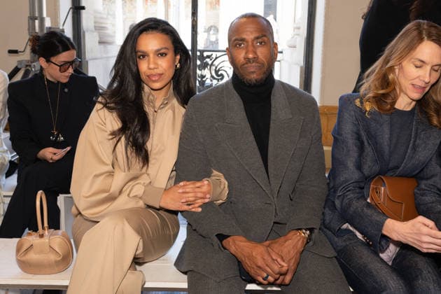 PFW - Gabriela Hearst Front Row Rashid Johnson attends the Gabriela Hearst Winter 2026-2027 show as part of Paris Fashion Week on March 9, 2026 at Petit Palais in Paris, France. Photo by Laurent Zabulon ABACAPRESS.COM Paris France  Copyright: xZabulonxLaurent ABACAx