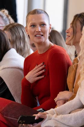 PFW - Gabriela Hearst Front Row Toni Garrn attend the Gabriela Hearst Winter 2026-2027 show as part of Paris Fashion Week on March 9, 2026 at Petit Palais in Paris, France. Photo by Laurent Zabulon ABACAPRESS.COM Paris France  Copyright: xZabulonxLaurent ABACAx