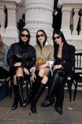 Amina Muaddi at the Front Row at the Zadig Voltaire Zadig Voltaire Fashion Show Ready to Wear Collection Fall Winter 2026 2027 during Paris Fashion Week PFW , Palais Galliera, Paris, France, March 09, 2026 Jeremy Melloul Bestimage Front Row at the Zadig Voltaire Zadig Voltaire Fashion Show Ready to Wear Collection Fall Winter 2026 2027 during Paris Fashion Week on March 09, 2026 Paris France  Copyright: xJeremyxMelloulx xBestimagexJeremyxMelloulx xBestimagex