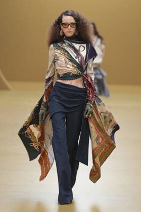 PFW - Zimmermann Runway A model walks the runway during the Zimmermann Womenswear Fall Winter 2026-2027 show as part of Paris Fashion Week on March 9, 2026 in Paris, France. Photo by Alain Gil Gonzalez ABACAPRESS.COM Paris France  Copyright: xGonzalezxAlain-Gil ABACAx