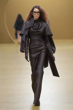 PFW - Zimmermann Runway A model walks the runway during the Zimmermann Womenswear Fall Winter 2026-2027 show as part of Paris Fashion Week on March 9, 2026 in Paris, France. Photo by Alain Gil Gonzalez ABACAPRESS.COM Paris France  Copyright: xGonzalezxAlain-Gil ABACAx