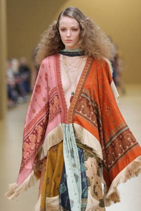 PFW - Zimmermann Runway A model walks the runway during the Zimmermann Womenswear Fall Winter 2026-2027 show as part of Paris Fashion Week on March 9, 2026 in Paris, France. Photo by Alain Gil Gonzalez ABACAPRESS.COM Paris France  Copyright: xGonzalezxAlain-Gil ABACAx