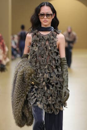 PFW - Zimmermann Runway A model walks the runway during the Zimmermann Womenswear Fall Winter 2026-2027 show as part of Paris Fashion Week on March 9, 2026 in Paris, France. Photo by Alain Gil Gonzalez ABACAPRESS.COM Paris France  Copyright: xGonzalezxAlain-Gil ABACAx