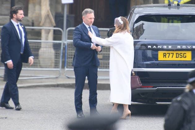 Commonwealth Day Service 2026 Arrivals at Westminster Abbey, London Christian Horner and Geri Horner (Geri Halliwell) arrives for a Commonwealth Day Service at Westminster Abbey, London, England, UK on Monday 9 March, 2026., Credit:Justin Ng Avalon UK, England, London, Westminster Abbey  Copyright: xJustinxNgx xAvalonx 1081425124