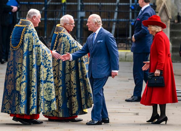 March 9, 2026, London, London, UK: LONDON, UK. King Charles and Queen Camilla arrive for The Commonwealth Day Service at Westminster Abbey, which has been held since 1972 and celebrates the people and cultures of the 54 Commonwealth nations. London UK  - ZUMAl94_ 20260309_zaf_l94_033 Copyright: xStephenxChungx