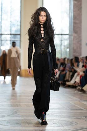 PFW - Gabriela Hearst Runway LZ A model walks the runway during the Gabriela Hearst Winter 2026-2027 show as part of Paris Fashion Week on March 09, 2026 at Petit Palais in Paris, France. Photo by Laurent Zabulon ABACAPRESS.COM  Copyright: xZabulonxLaurent ABACAx