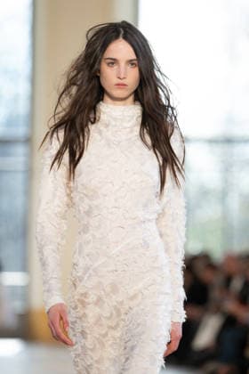 PFW - Gabriela Hearst Runway LZ A model walks the runway during the Gabriela Hearst Winter 2026-2027 show as part of Paris Fashion Week on March 09, 2026 at Petit Palais in Paris, France. Photo by Laurent Zabulon ABACAPRESS.COM  Copyright: xZabulonxLaurent ABACAx