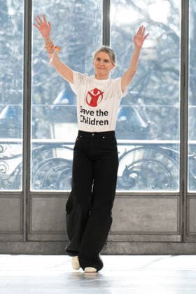 PFW - Gabriela Hearst Runway LZ Designer Gabriela Hearst acknowledges the audience during the Gabriela Hearst Winter 2026-2027 show as part of Paris Fashion Week on March 09, 2026 at Petit Palais in Paris, France. Photo by Laurent Zabulon ABACAPRESS.COM  Copyright: xZabulonxLaurent ABACAx