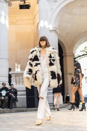 PFW Zadig et Voltaire Runway NB Model walks on the runway at the Zadig & Voltaire Womenswear Fall Winter 2026-2027 show as part of Paris Fashion Week on March 09, 2026 in Paris, France. Photo by Nasser Berzane ABACAPRESS.COM Paris France  Copyright: xBerzanexNasser ABACAx