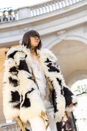 PFW Zadig et Voltaire Runway NB Model walks on the runway at the Zadig & Voltaire Womenswear Fall Winter 2026-2027 show as part of Paris Fashion Week on March 09, 2026 in Paris, France. Photo by Nasser Berzane ABACAPRESS.COM Paris France  Copyright: xBerzanexNasser ABACAx