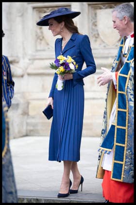 . 09 03 2026. London, United Kingdom. Kate Middleton, the Princess of Wales , leaving the Commonwealth Day Service at Westminster Abbey in London.  xStephenxLockx xi-Imagesx IIM-26620-0079