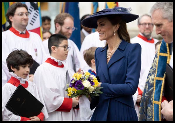 . 09 03 2026. London, United Kingdom. Kate Middleton, the Princess of Wales , leaving the Commonwealth Day Service at Westminster Abbey in London.  xStephenxLockx xi-Imagesx IIM-26620-0081