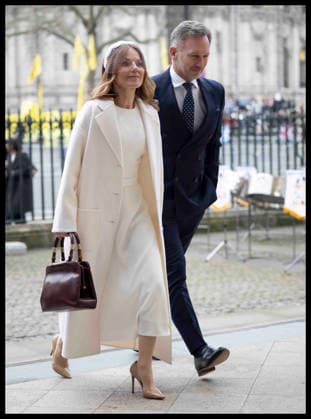. 09 03 2026. London, United Kingdom. Geri Halliwell and Christian Horner arriving at the Commonwealth Day Service at Westminster Abbey in London.  xStephenxLockx xi-Imagesx IIM-26620-0113