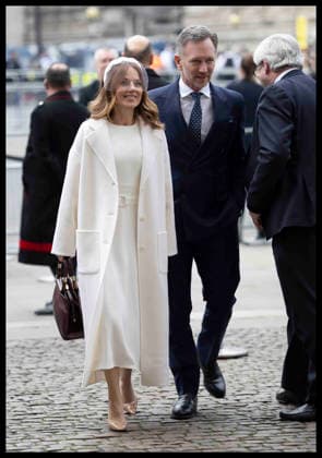 . 09 03 2026. London, United Kingdom. Geri Halliwell and Christian Horner arriving at the Commonwealth Day Service at Westminster Abbey in London.  xStephenxLockx xi-Imagesx IIM-26620-0115