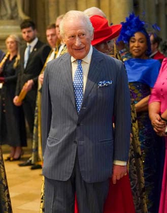 . 09 03 2026. London, United Kingdom. King Charles III , Queen Camilla, Prince William and Kate Middleton at the Commonwealth Day Service at Westminster Abbey in London.  xi-Imagesx xPoolx IIM-26620-0143