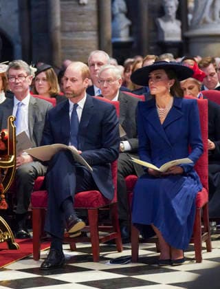 . 09 03 2026. London, United Kingdom. King Charles III , Queen Camilla, Prince William and Kate Middleton at the Commonwealth Day Service at Westminster Abbey in London.  xi-Imagesx xPoolx IIM-26620-0149