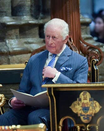. 09 03 2026. London, United Kingdom. King Charles III , Queen Camilla, Prince William and Kate Middleton at the Commonwealth Day Service at Westminster Abbey in London.  xi-Imagesx xPoolx IIM-26620-0150