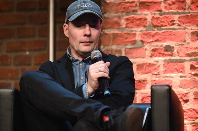 Autor Tom Hillenbrand liest und spricht auf der Lit.Cologne, dem internationalen Literaturfestival