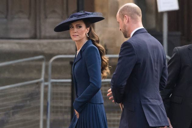 March 9, 2026, London, England, United Kingdom: CATHERINE, Princess of Wales and WILLIAM, Prince of Wales arrive for the Commonwealth Day Service at Westminster Abbey held annually to celebrate the people and cultures of the Commonwealth nations. London United Kingdom  - ZUMAs371 20260309_zip_s371_048 Copyright: xWiktorxSzymanowiczx