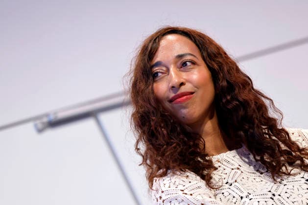 Schriftstellerin Melanie Raabe in der Veranstaltung über Beutelwölfe, Riesenvampire, Darwin-Nasenfrösche und den St.-Helena-Olivenbaum im Rahmen der Lit.Cologne 2026 in der Kölner Flora. Köln, 09.03.2026 NRW Deutschland Copyright: xChristophxHardtx