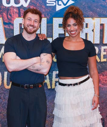 I m A Celebrity... South Africa Series 2 Photocall In London - 09 Mar 2026 Sam Thompson and Kemi Rodgers seen during the I m A Celebrity... South Africa Series 2 photocall at the Ham Yard Hotel in London. London United Kingdom Copyright: xBrettxCovex xSOPAxImagesx Sam Kemi BDC_8990