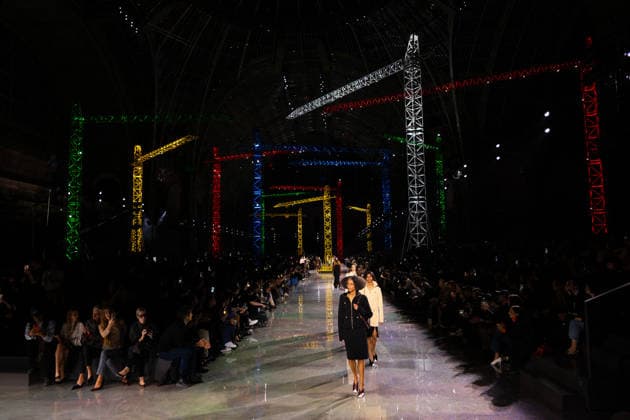 PFW - Chanel Runway LZ A model walks the runway during the Chanel Winter 2026-2027 show as part of Paris Fashion Week on March 09, 2026 at Grand Palais in Paris, France. Photo by Laurent Zabulon ABACAPRESS.COM  Copyright: xZabulonxLaurent ABACAx