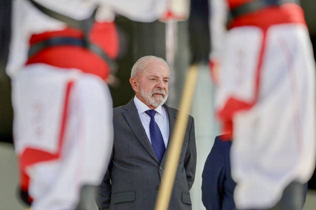 Lula hosts South African president Ramaphosa in Brasilia for official visit BRASILIA, BRAZIL - MARCH 09: (----EDITORIAL USE ONLY - MANDATORY CREDIT - AGENCIA BRASIL HANDOUT - NO MARKETING NO ADVERTISING CAMPAIGNS - DISTRIBUTED AS A SERVICE TO CLIENTS----) Brazilian President Luiz Inacio Lula da Silva welcomes South African President Cyril Ramaphosa with military honors at the Palacio do Planalto during an official visit to strengthen bilateral ties between Brazil and South Africa in Planalto Palace in Brasilia, Brazil, on March 09, 2026. Agencia Brasil Handout Anadolu Brasilia Brazil. Editorial use only. Please get in touch for any other usage.  Copyright: x2026xAnadoluxAgenciaxBrasilx xHandoutx