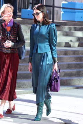 Anne Hathaway Out - NYC Actress Anne Hathaway leaves the United Nations after a speech on International Women s Day in New York, NY on March 9, 2026. Photo by Dylan Travis ABACAPRESS.COM New York City NY United States  Copyright: xDylanxTravis ABACAx