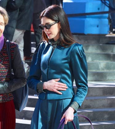 Anne Hathaway Out - NYC Actress Anne Hathaway leaves the United Nations after a speech on International Women s Day in New York, NY on March 9, 2026. Photo by Dylan Travis ABACAPRESS.COM New York City NY United States  Copyright: xDylanxTravis ABACAx