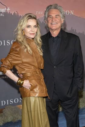 March 9, 2026, New York, United States: (L-R) Michelle Pfeiffer and Kurt Russell attend Paramount+ s The Madison New York Premiere at Jazz at Lincoln Center on March 09, 2026 in New York City. New York United States - ZUMAs197 20260309_aaa_s197_292 Copyright: xRonxAdarx