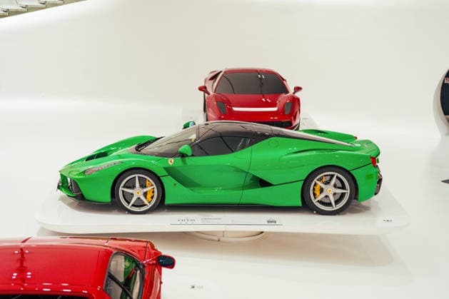 One-of-a-kind Ferrari specially made for Jamiroquai frontman Jay Kay has gone on sale for nearly £4m Story from Jam Press (Unique Green Ferrari) Pictured: The 2014 Ferrari LaFerrari. One-of-a-kind Ferrari specially made for Jamiroquai frontman Jay Kay has gone on sale for nearly £4m A unique bright green Ferrari specially made for Jamiroquai frontman Jay Kay has gone on sale for nearly £4 million. The 2014 Ferrari LaFerrari has covered just 7,000 miles since new. It is believed to be the only one of its kind to be finished in green. Its striking paintwork was inspired by the Italian tricolour, with the theme carried through into the cabin with black and green leather throughout. The hybrid hypercar also has Jamiroquai etched on its s  Copyright: xJamxPress FedericoxVecchio CourtesyxofxRMxSotheby s