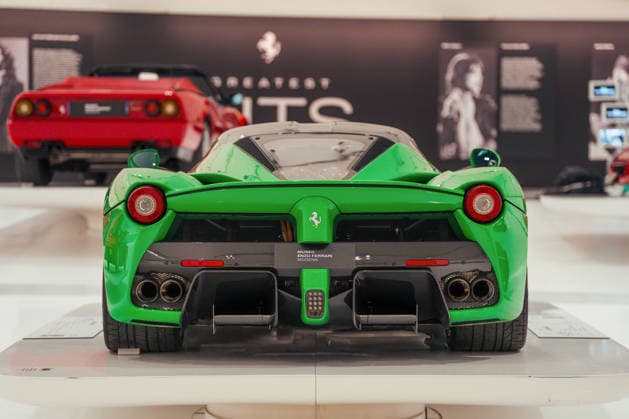 One-of-a-kind Ferrari specially made for Jamiroquai frontman Jay Kay has gone on sale for nearly £4m Story from Jam Press (Unique Green Ferrari) Pictured: The 2014 Ferrari LaFerrari. One-of-a-kind Ferrari specially made for Jamiroquai frontman Jay Kay has gone on sale for nearly £4m A unique bright green Ferrari specially made for Jamiroquai frontman Jay Kay has gone on sale for nearly £4 million. The 2014 Ferrari LaFerrari has covered just 7,000 miles since new. It is believed to be the only one of its kind to be finished in green. Its striking paintwork was inspired by the Italian tricolour, with the theme carried through into the cabin with black and green leather throughout. The hybrid hypercar also has Jamiroquai etched on its s  Copyright: xJamxPress FedericoxVecchio CourtesyxofxRMxSotheby s
