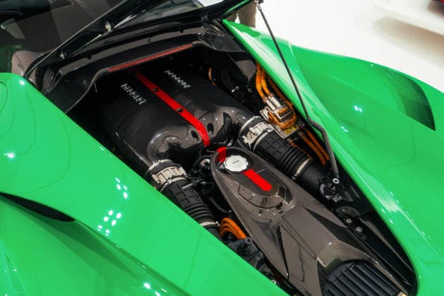 One-of-a-kind Ferrari specially made for Jamiroquai frontman Jay Kay has gone on sale for nearly £4m Story from Jam Press (Unique Green Ferrari) Pictured: The 2014 Ferrari LaFerrari. One-of-a-kind Ferrari specially made for Jamiroquai frontman Jay Kay has gone on sale for nearly £4m A unique bright green Ferrari specially made for Jamiroquai frontman Jay Kay has gone on sale for nearly £4 million. The 2014 Ferrari LaFerrari has covered just 7,000 miles since new. It is believed to be the only one of its kind to be finished in green. Its striking paintwork was inspired by the Italian tricolour, with the theme carried through into the cabin with black and green leather throughout. The hybrid hypercar also has Jamiroquai etched on its s  Copyright: xJamxPress FedericoxVecchio CourtesyxofxRMxSotheby s