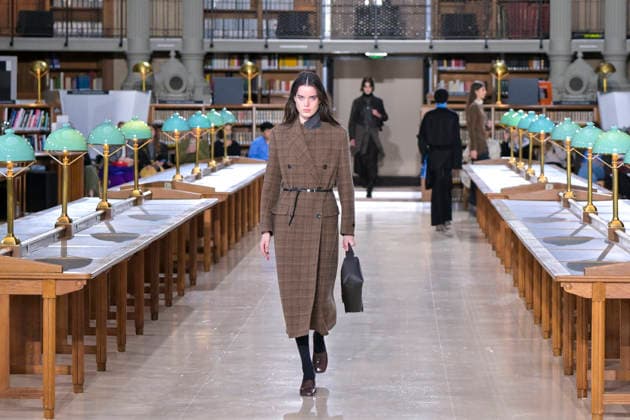 PFW - Time Runway A model walks the runway during the TIME Womenswear Fall Winter 2026-2027 show as part of Paris Fashion Week on March 09, 2026 in Paris, France. Photo by Jana Call me J ABACAPRESS.COM Paris France  Copyright: xJanaxCallxmexJ ABACAx