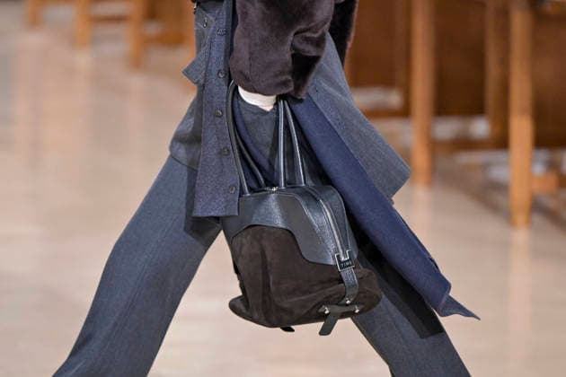 PFW - Time Runway A model, bag detail, walks the runway during the TIME Womenswear Fall Winter 2026-2027 show as part of Paris Fashion Week on March 09, 2026 in Paris, France. Photo by Jana Call me J ABACAPRESS.COM Paris France  Copyright: xJanaxCallxmexJ ABACAx
