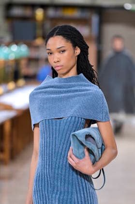 PFW - Time Runway A model walks the runway during the TIME Womenswear Fall Winter 2026-2027 show as part of Paris Fashion Week on March 09, 2026 in Paris, France. Photo by Jana Call me J ABACAPRESS.COM Paris France  Copyright: xJanaxCallxmexJ ABACAx