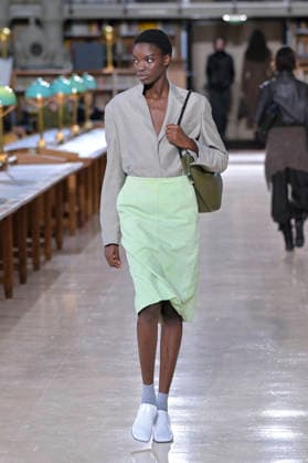 PFW - Time Runway A model walks the runway during the TIME Womenswear Fall Winter 2026-2027 show as part of Paris Fashion Week on March 09, 2026 in Paris, France. Photo by Jana Call me J ABACAPRESS.COM Paris France  Copyright: xJanaxCallxmexJ ABACAx