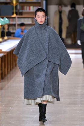 PFW - Time Runway A model walks the runway during the TIME Womenswear Fall Winter 2026-2027 show as part of Paris Fashion Week on March 09, 2026 in Paris, France. Photo by Jana Call me J ABACAPRESS.COM Paris France  Copyright: xJanaxCallxmexJ ABACAx