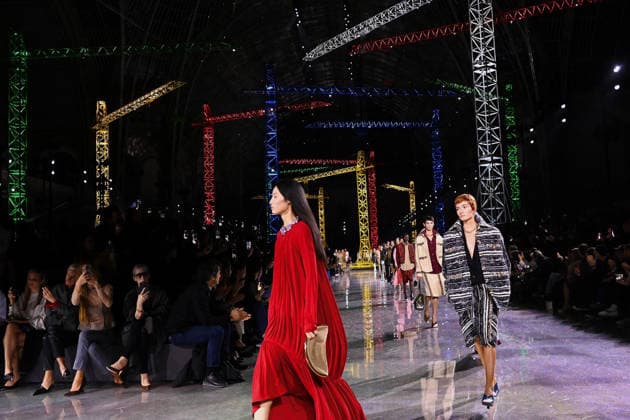 PFW - Chanel Runway A model walks the runway during the Chanel Womenswear Fall Winter 2026-2027 show as part of Paris Fashion Week on March 09, 2026 in Paris, France. Photo by Franck Castel ABACAPRESS.COM Paris France  Copyright: xCastelxFranck ABACAx